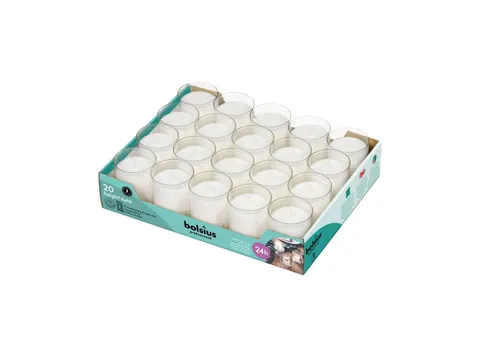 Bolsius Refills Relight/Q-Lights Navul Transparant 24u