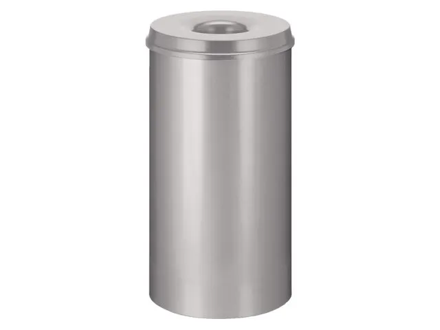 Papierbak met vlamdover Vepabins 50 liter 33.5cm x 63cm Lichtgrijs