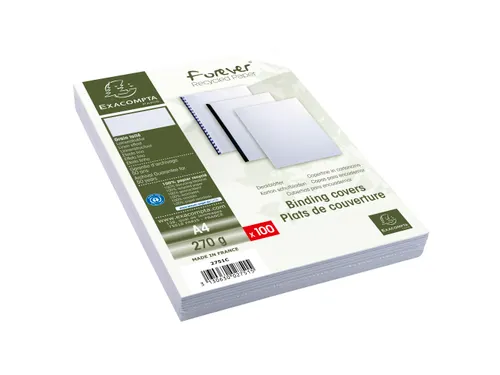 PK100 inbindkaft FOR EVER 270g A4 wit
