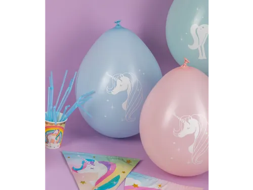 Balonnen Pastel Eenhoorn 30cm Party balloons Unicorn 8 stuks