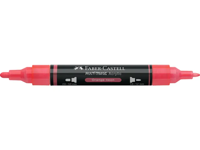 Acrylmarker Faber-Castell Multimark 255 orange neon