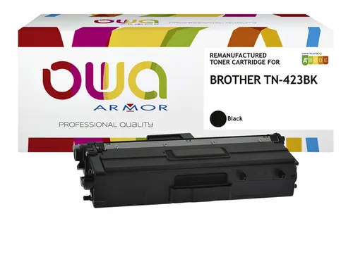 Toner OWA alternatief tbv Brother TN-423BK zwart