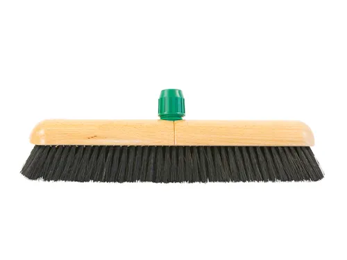 Zaalbezem Cleaninq gemengd haar met steelhouder 40cm
