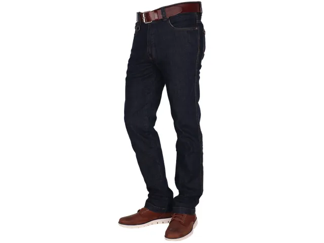 Jean Crosshatch Trucker, bleu foncé, taille 50/34, la pièce