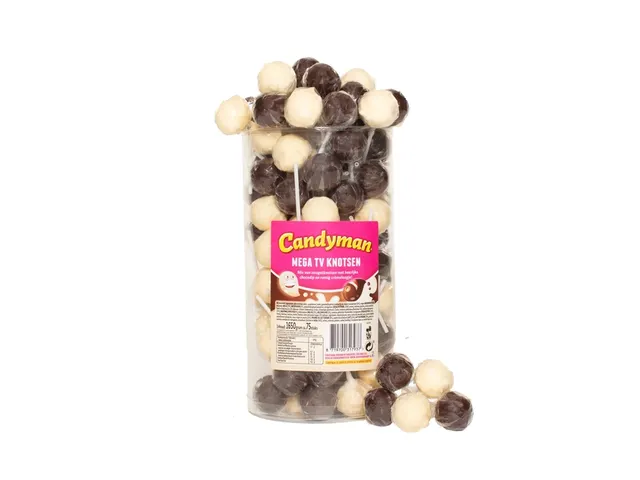Lolly Candyman Mega TV Knotsen 75 stuks