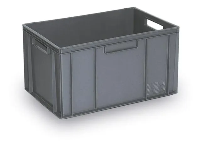 Euronorm Stapelkrat Hxlxb 320x600x400mm 63liter Grijs