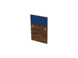 baliepaneel bureau aanbouw rechts NP-tiepolo nut BN6016-blauw 800mm