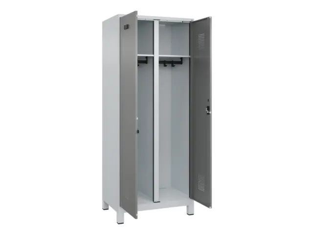 locker voor scheiding van kleding,HxBxD 1950x800x500mm,2vak
