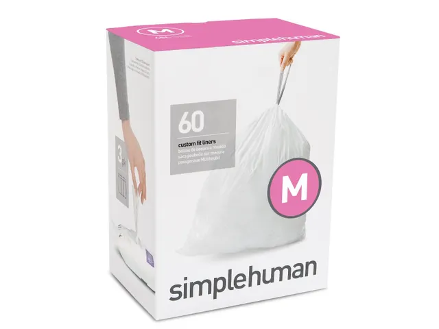 Simplehuman afvalzakken code M 45 liter 60 stuks