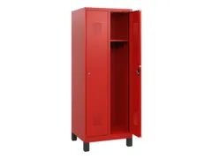 schoollocker,HxBxD 1630x600x500mm,2vak,vak B 300mm,cil.-slot,voeten