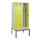 locker met bank,voor scheiding van kleding,HxBxD 2120x900x815mm,3vak