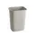 Rechthoekige afvalbak 39 liter grijs Rubbermaid