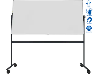 Legamaster UNITE kantelbaar Whiteboard 100x200cm zwart onderstel - 4