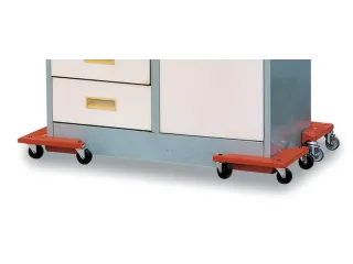 Transportroller Draagvermogen (4 Stuks) 400kg Voor Kasten 165x305mm - 1