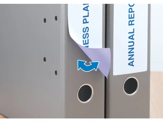 HERMA 10141 Rugetiket breed 192x61mm Verwijderbaar Wit 400 stuks