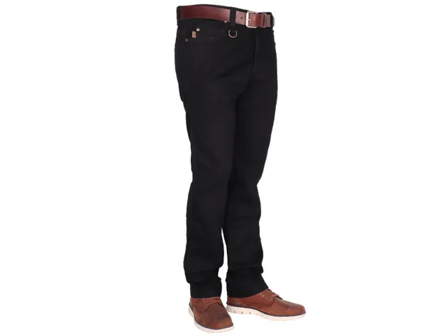 Jean Crosshatch Trucker, noir, taille 30/36, la pièce