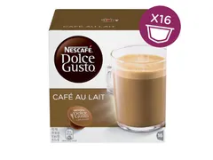 Koffiecups Dolce Gusto cafe au lait 16 stuks