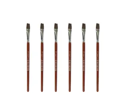 Penseel Kangaro Serie 121 plat Nr. 10 geitenhaar doos 6 stuks