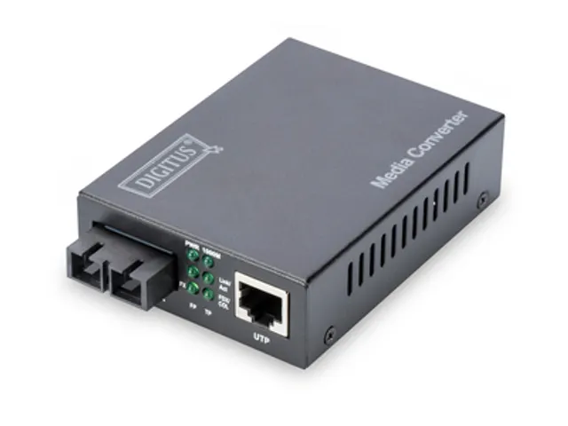 Gigabit-mediaconverter, RJ45 / SC