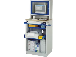 pc-kast,HxBxD 1810x720x660mm,monitorvak,toetsenbord-/muisblad - 2