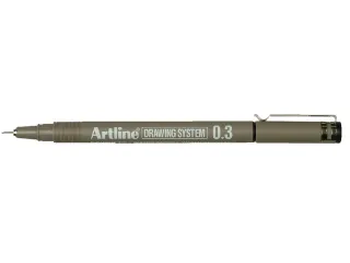 Fineliner Artline technisch 0.3mm zwart - 1