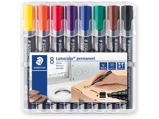 permanent marker Lumocolor 350, 8 stuks - 2