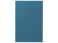 Glasmagneetbord Naga 40x60cm jeansblauw