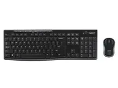 OUTLET Logitech MK270 Draadloos Zweeds Toetsenbord + Muis Zwart
