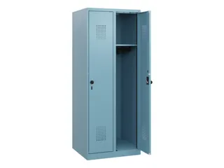 schoollocker,HxBxD 1530x600x500mm,2vak,vak B 300mm,draaigrendel - 1