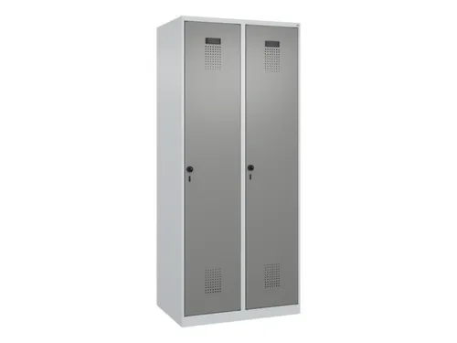 locker,HxBxD 1850x800x500mm,2vak,vak B 400mm,draaigrendel
