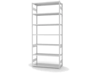 magazijnstelling,grondveld,HxBxD 3000x1360x535mm,vakl. 185kg - 2