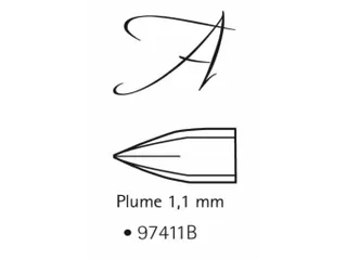 Kalligrafie vulpen 1,1mm - 3