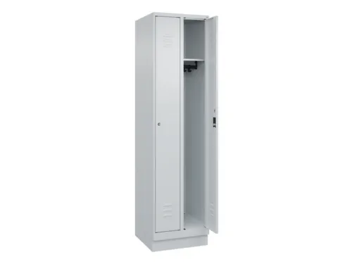 locker,HxBxD 1950x500x500mm,2vak,vak B 250mm,cil.-slot,sokkel