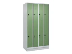 dubbeldekse locker,HxBxD 1950x1000x500mm,4x2vak.,vak B 250mm