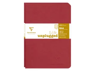 Schrift Clairefontaine A5 lijn 96 pagina's 90gr rood seal à 2 stuks - 1