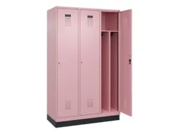 locker voor scheiding van kleding,HxBxD 1950x1200x500mm,3vak