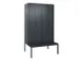 locker voor scheiding van kleding,HxBxD 2120x1200x815mm,4vak