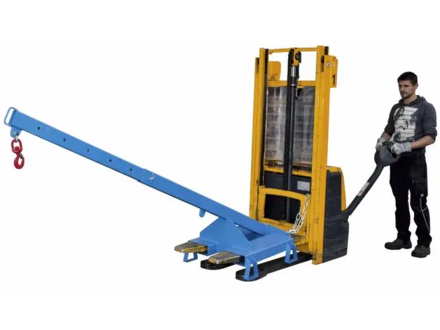 Bras de levage force 1t L 1600mm télescopique inclinaison 25° pieds