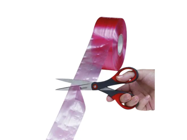 Schaar Scotch 18cm precision rood blister