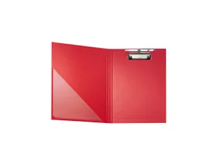 Klemplaat/klep gecoa t papier A4 rood - 2