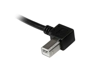 2m USB 2.0 A naar linkshoekige B-kabel M/M - 4