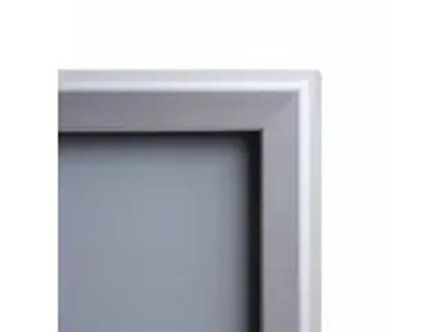 OUTLET Cadre clipsable 100x140cm Profil 32mm Coins droits Argent