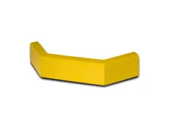 Aanrijdbescherming Hoekplank H 100Mm Beenlengte 350Mm Geel Gecoat
