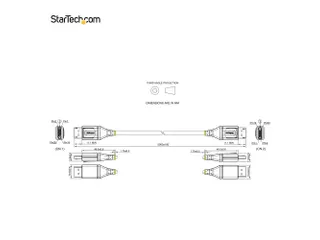 5 Meter VESA Gecertificeerde DisplayPort 1.4 Kabel - 10