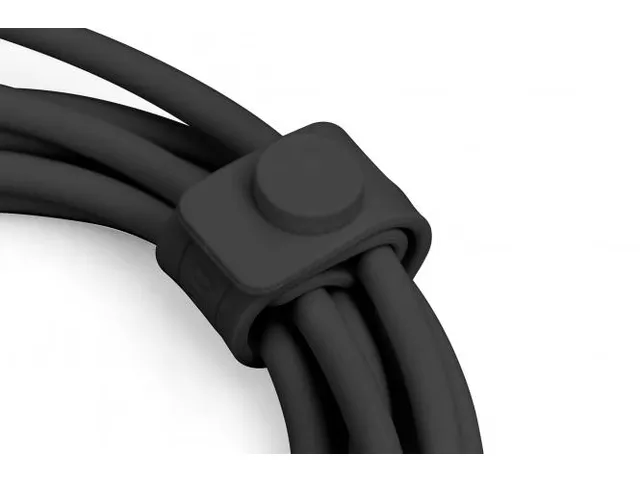 USB-C siliconen oplaadkabel USB-C USB-C 0,5m USB 2.0 60W zwart