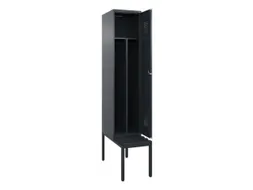 locker met bank,voor scheiding van kleding,HxBxD 2120x400x815mm,1vak
