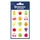 Glitteretiket Z-design Fruit smileys, pakje à 1 vel