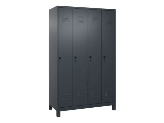 locker voor scheiding van kleding,HxBxD 1950x1200x500mm,4vak