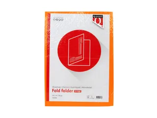 Vouwmap Quantore A4 ongelijke zijde 250gr oranje - 4