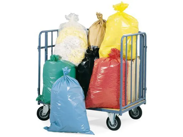 Papieren Afvalzak 120 Liter 75g/m 70x95cm Bruin